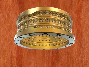 gold ring Modelo 3D