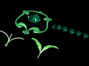 bouquet pendant 3D Model