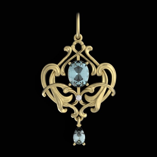vintage pendant Modèle 3D .c4d .max .obj .3ds .fbx .stl .blend 