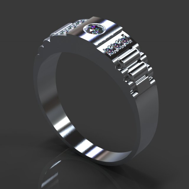mens ring Model 3D .c4d .max .obj .3ds .fbx .stl .blend 