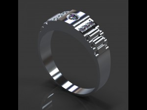 mens ring Modèle 3D