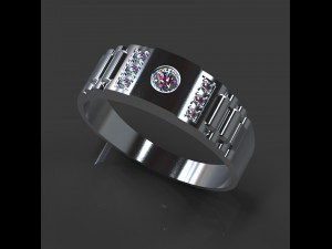 mens ring Model 3D