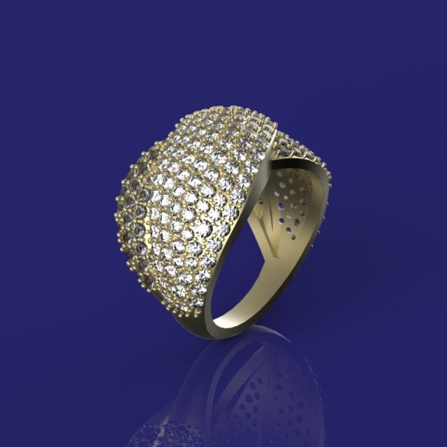 ring with a scattering Modello 3D .c4d .max .obj .3ds .fbx .stl .blend 