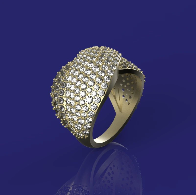 ring with a scattering 3D Model .c4d .max .obj .3ds .fbx .stl .blend 