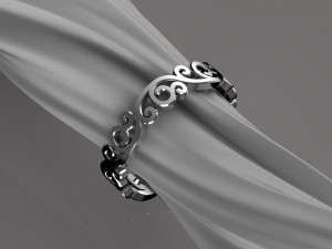 gold ring 3D Model