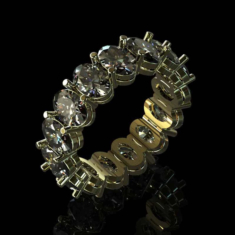 stylish diamond ring 3D Model .c4d .max .obj .3ds .fbx .stl .blend