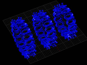 stylish diamond ring Model 3D