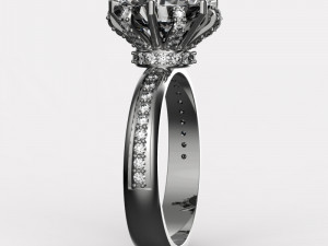 stylish diamond ring 3Dモデル