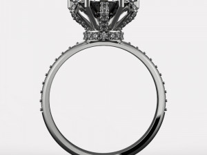stylish diamond ring 3Dモデル