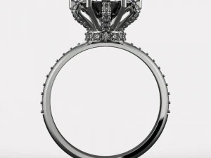stylish diamond ring 3D Model