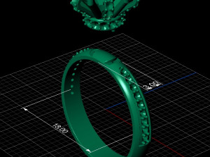 stylish diamond ring 3Dモデル