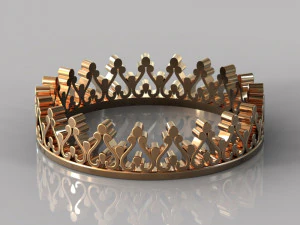 anello d'oro Modello 3D