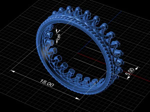 gold ring 3D Model