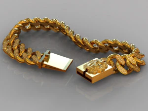 braccialetto di diamanti Modello 3D