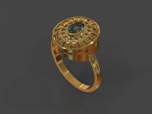 gold ring 3D Model