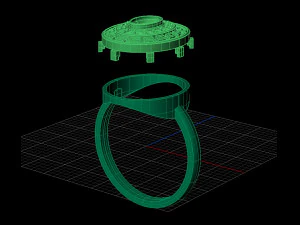 gold ring 3D Model