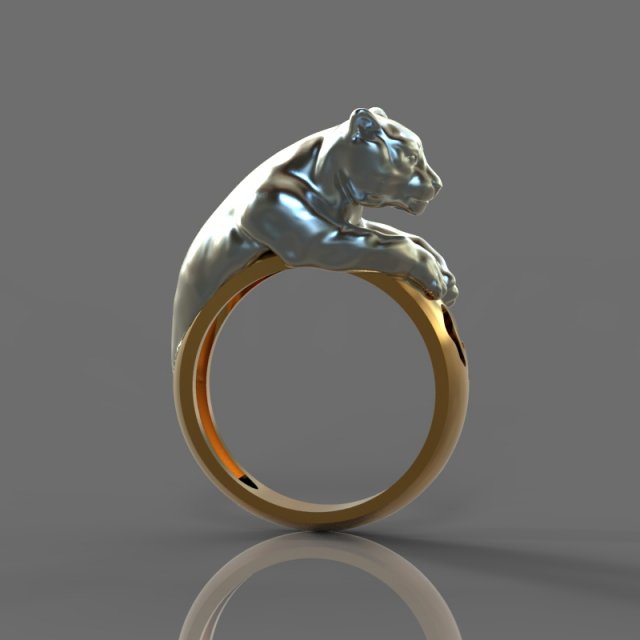 gold ring Model 3D .c4d .max .obj .3ds .fbx .stl .blend 