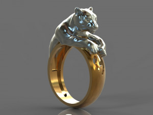 gold ring Model 3D