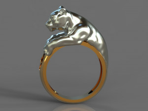 gold ring Model 3D