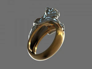 gold ring 3D Model