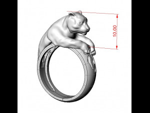gold ring Model 3D