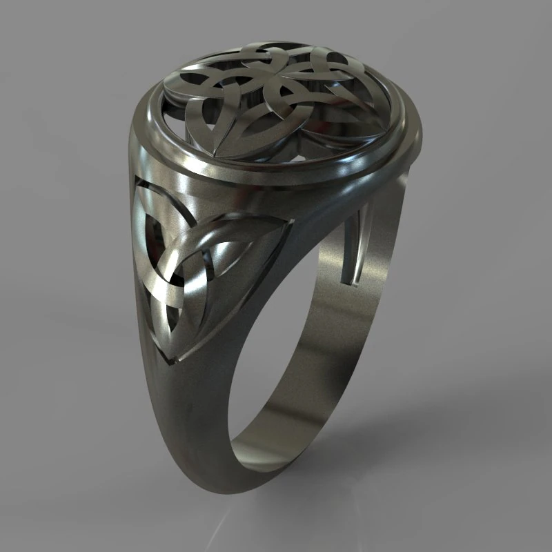 knitting ring 3D Print Model .c4d .max .obj .3ds .fbx .stl .blend 