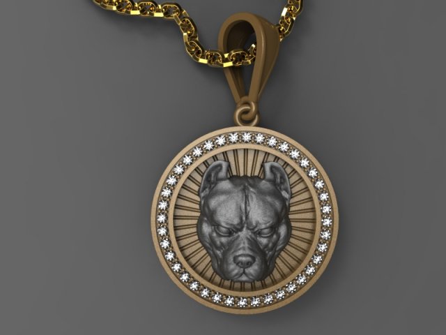 suspension pitbull 3D Model .c4d .max .obj .3ds .fbx .stl .blend 