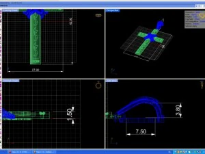 croce pettorale Modello 3D