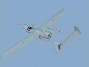 hunter rq5a uav low poly 3D Модель