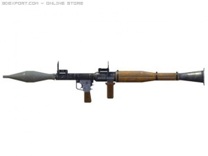 rpg 7 low poly Modelo 3D