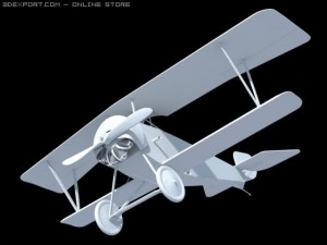 nieuport 11 3D 模型