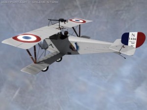 nieuport 11 3D 模型