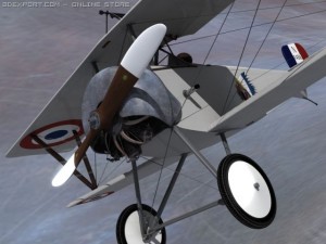 nieuport 11 3D 模型