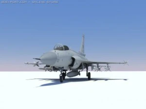 jf17thunder low poly 3D Model