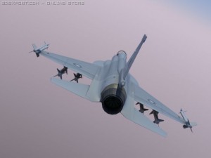 jf17thunder low poly Modelo 3D