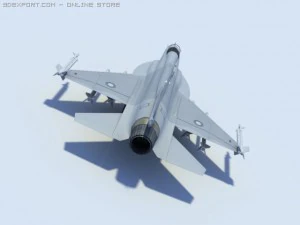 jf17thunder low poly 3D Model