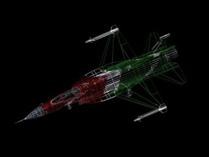 jf17 thunder display aircraft low poly 3D Model
