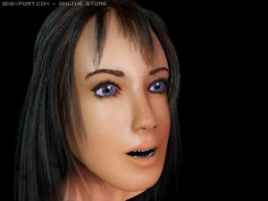 bella donna professionista Modello 3D