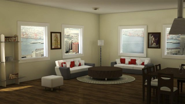 classic living room 3Dモデル .c4d .max .obj .3ds .fbx .stl .blend 