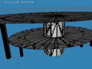 simple elegant modern coffee table 3D Model
