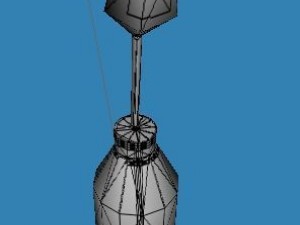 colorful bud vase 3D-Modell