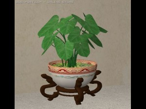 asian plant 3D Модель