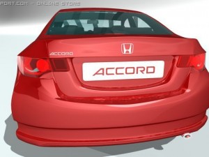 honda accord Modello 3D