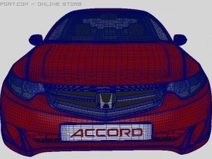 honda accord Modello 3D