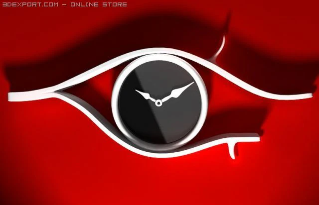 clock 3D Model .c4d .max .obj .3ds .fbx .stl .blend 