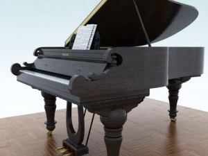 piano de cauda Modelo 3D