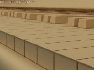 grand piano 3Dモデル