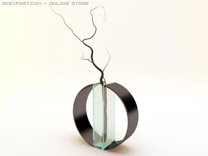 minimalistische Vase 3D Modell