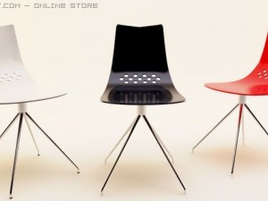dinning chair calligaris jam cs1031 Modello 3D