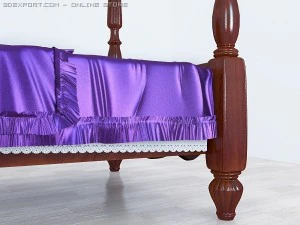 royal bed classic 3D Model